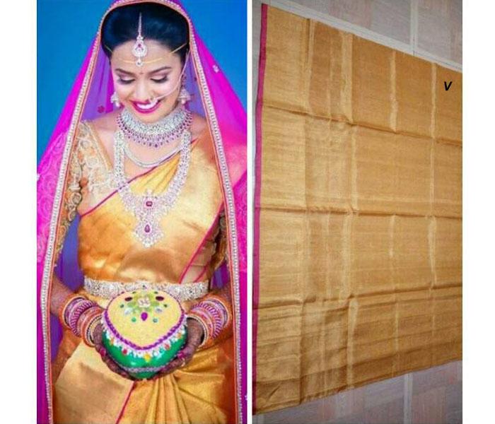 Yellow Beige Uppada Silk Sarees - Dailybuyys