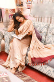 Beige Pure Cotton Silk Sarees Get Extra 10% Discount on All Prepaid Transaction