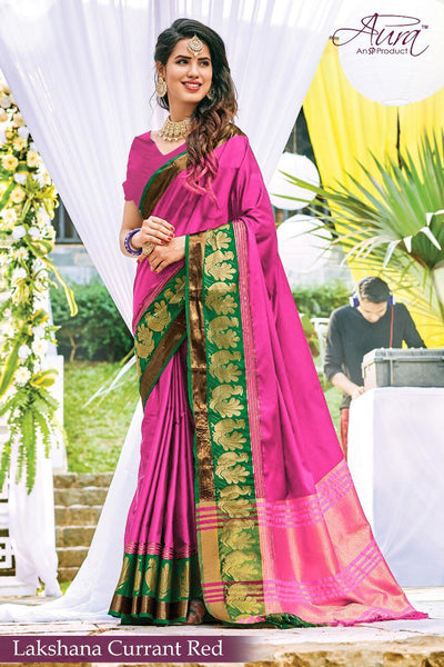 Purple Pure Silk Sarees