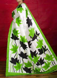 Green Beige Pure Silk Mark Certified Murshidabad Silk Sarees