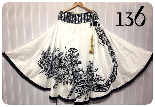 Beige Designer Skirts - Dailybuyys