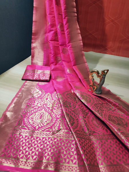 Purple Banarasi Silk Sarees
