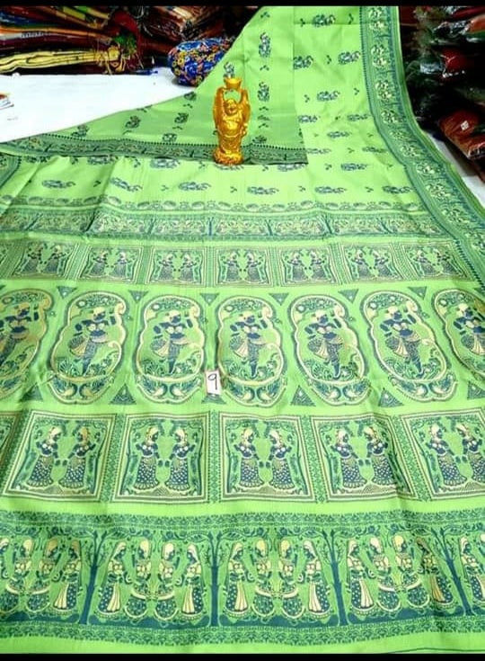 Green Baluchuri Silk Sarees