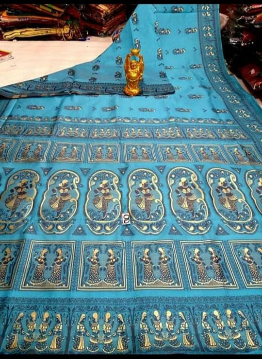 Blue Baluchuri Silk Sarees