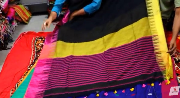 Black Bengal Handloom Sarees