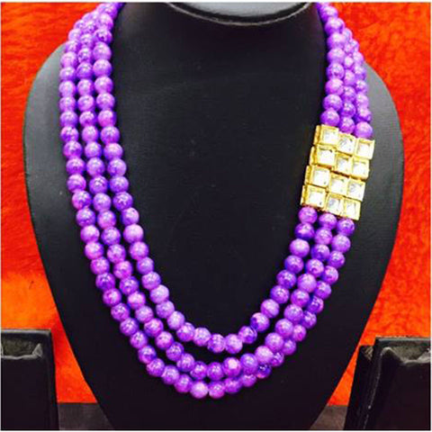 Purple Beads Mala Get Extra 10% Discount on All Prepaid Transaction