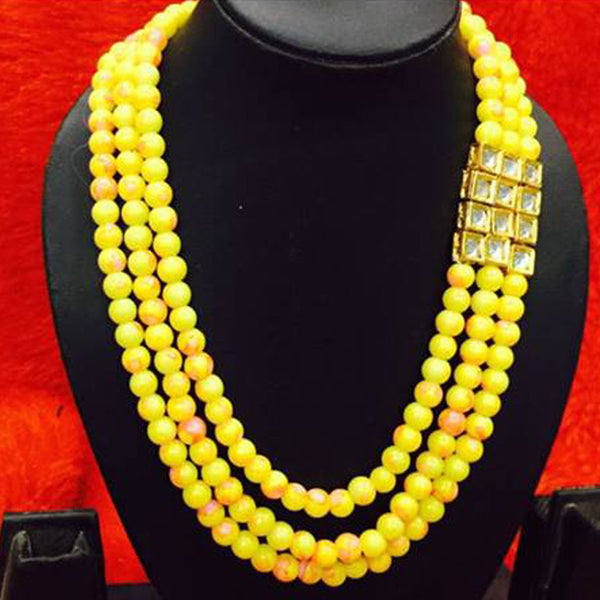 Yellow Beads Mala