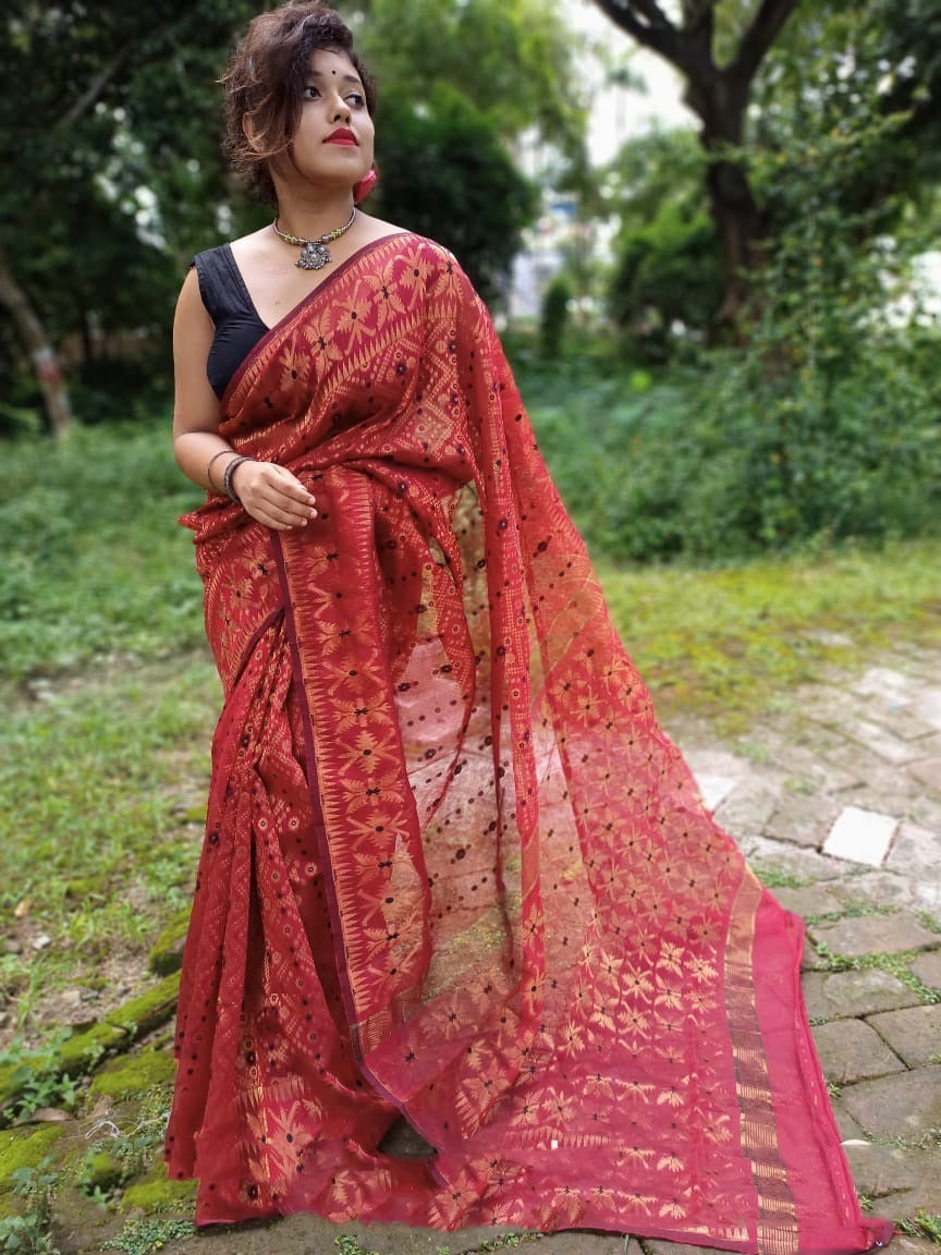 Jamdani Sarees - Dailybuyys