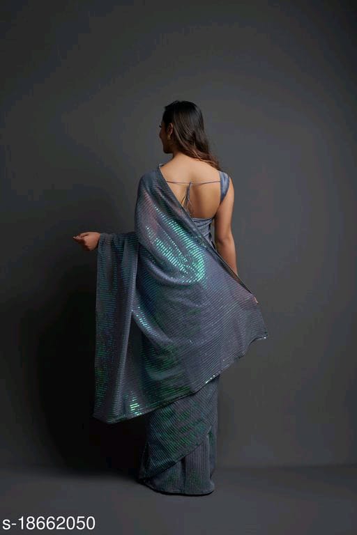 Exclusive Sequin Designer Georgette Sarees