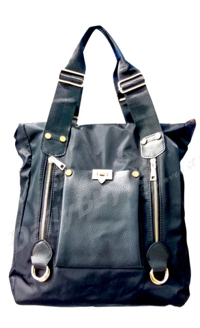 Gorgeous black Zip Totes Get Extra 10% Discount on All Prepaid Transaction