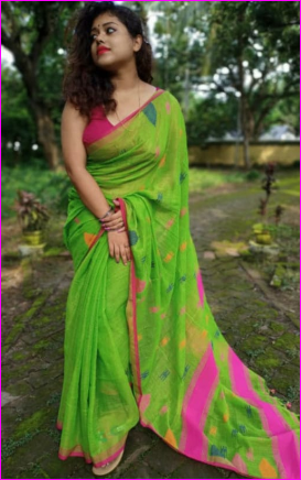 Green Khadi Cotton Handloom Sarees (Add to Cart Get 15% Extra Discount Get Extra 10% Discount on All Prepaid Transaction
